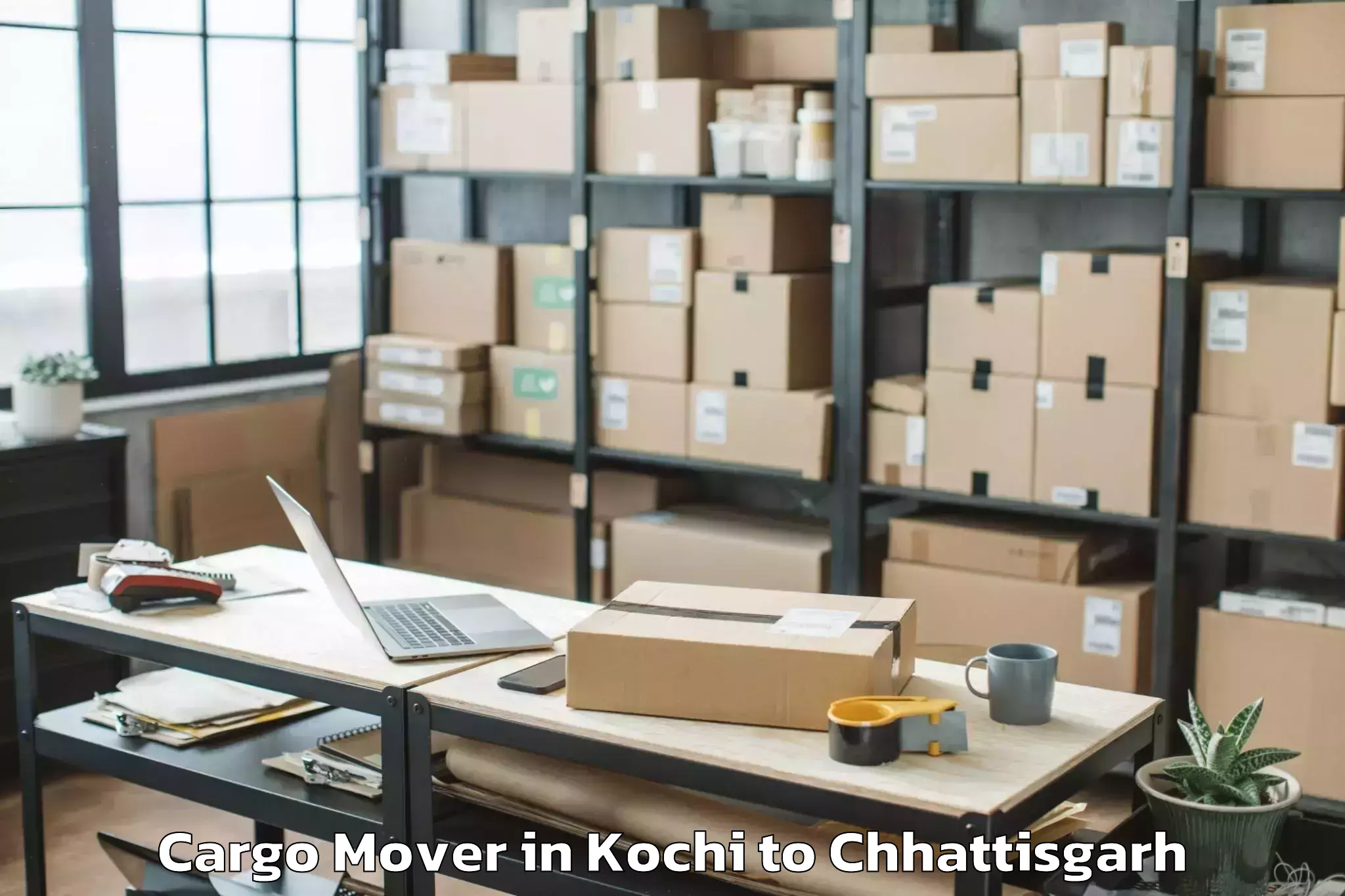 Affordable Kochi to Kurud Cargo Mover